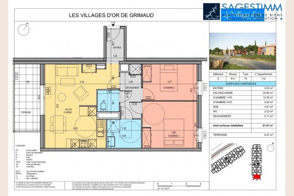 Maison à louer, 3m², Grimaud