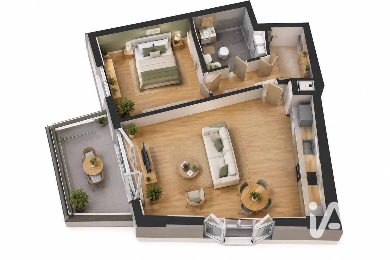 Appartement à vendre, 43m², Saint-Maximin-la-Sainte-Baume