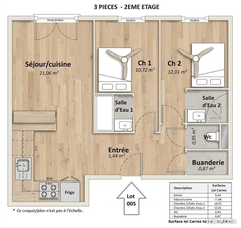 Appartement à vendre, 51m², Nice