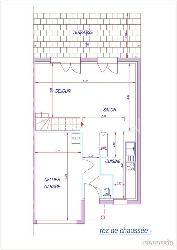 Maison à vendre, 82m², Saint-Sulpice-la-Pointe