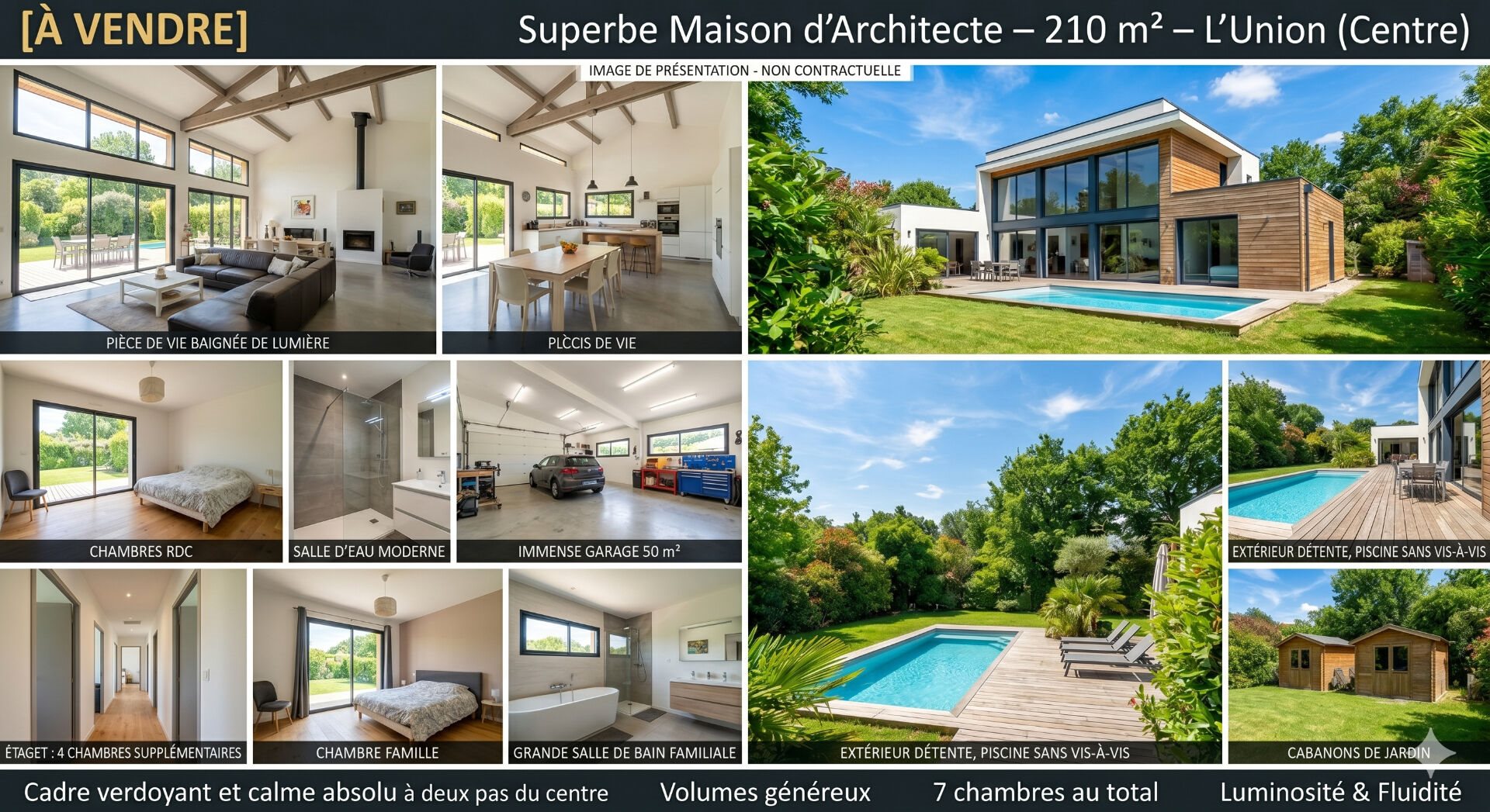 Maison à vendre, 210m², L'Union