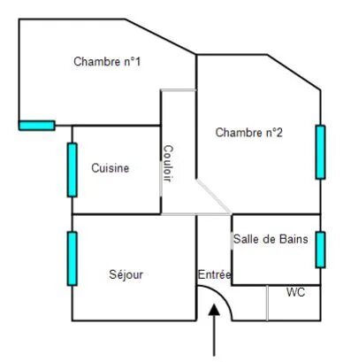 Appartement à vendre, 57m², Saint-Leu-la-Forêt
