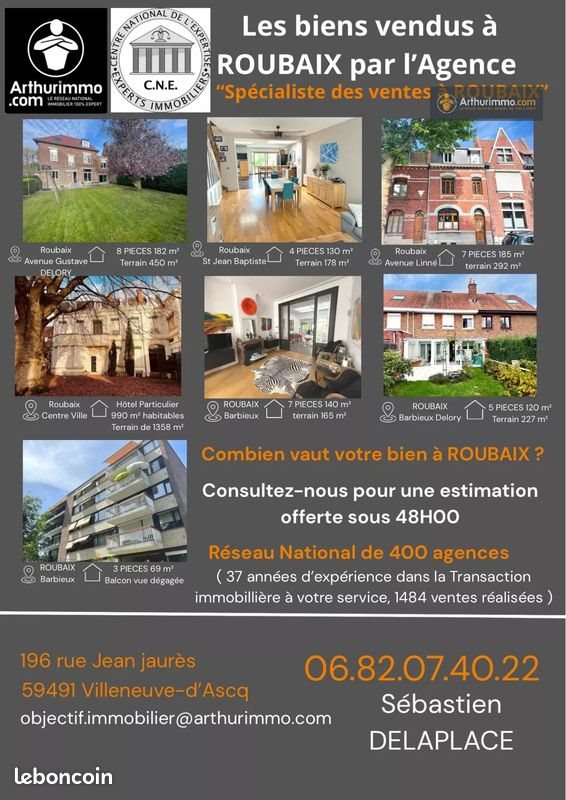 Appartement à vendre, 132m², Roubaix