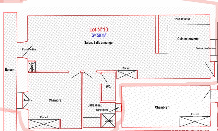 Appartement à vendre, 53m², Decazeville