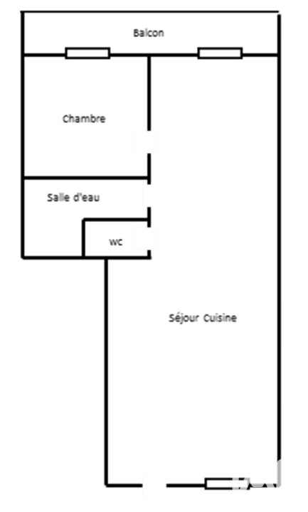 Appartement à vendre, 53m², Decazeville