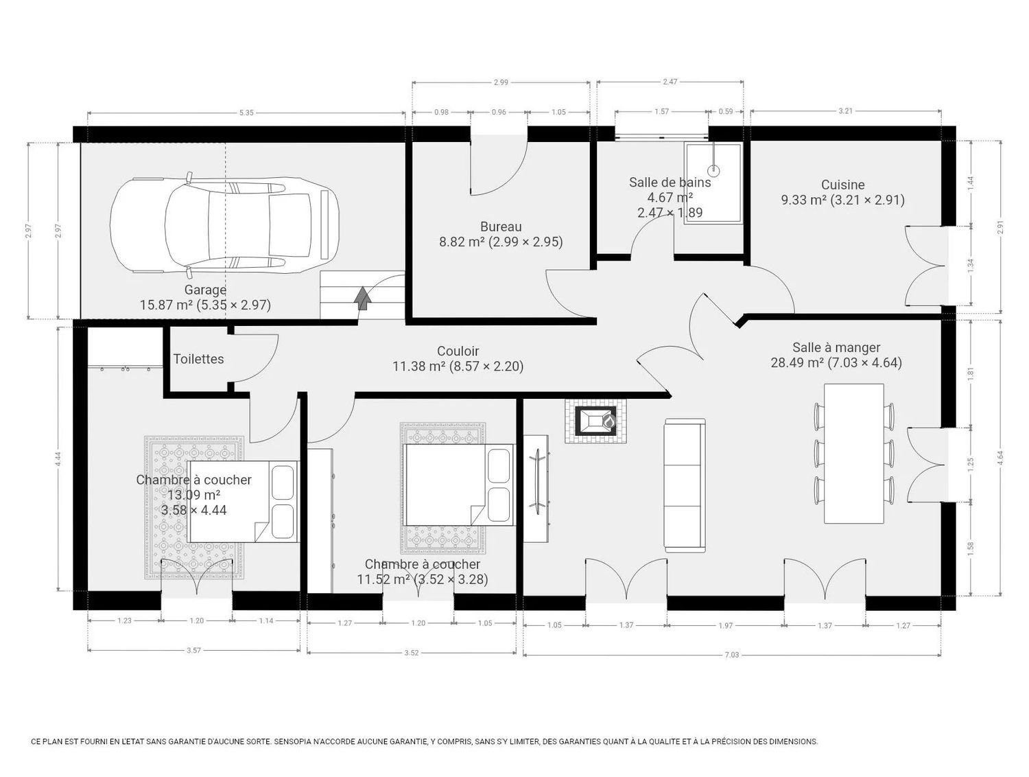 Maison à louer, 88m², Le Bugue