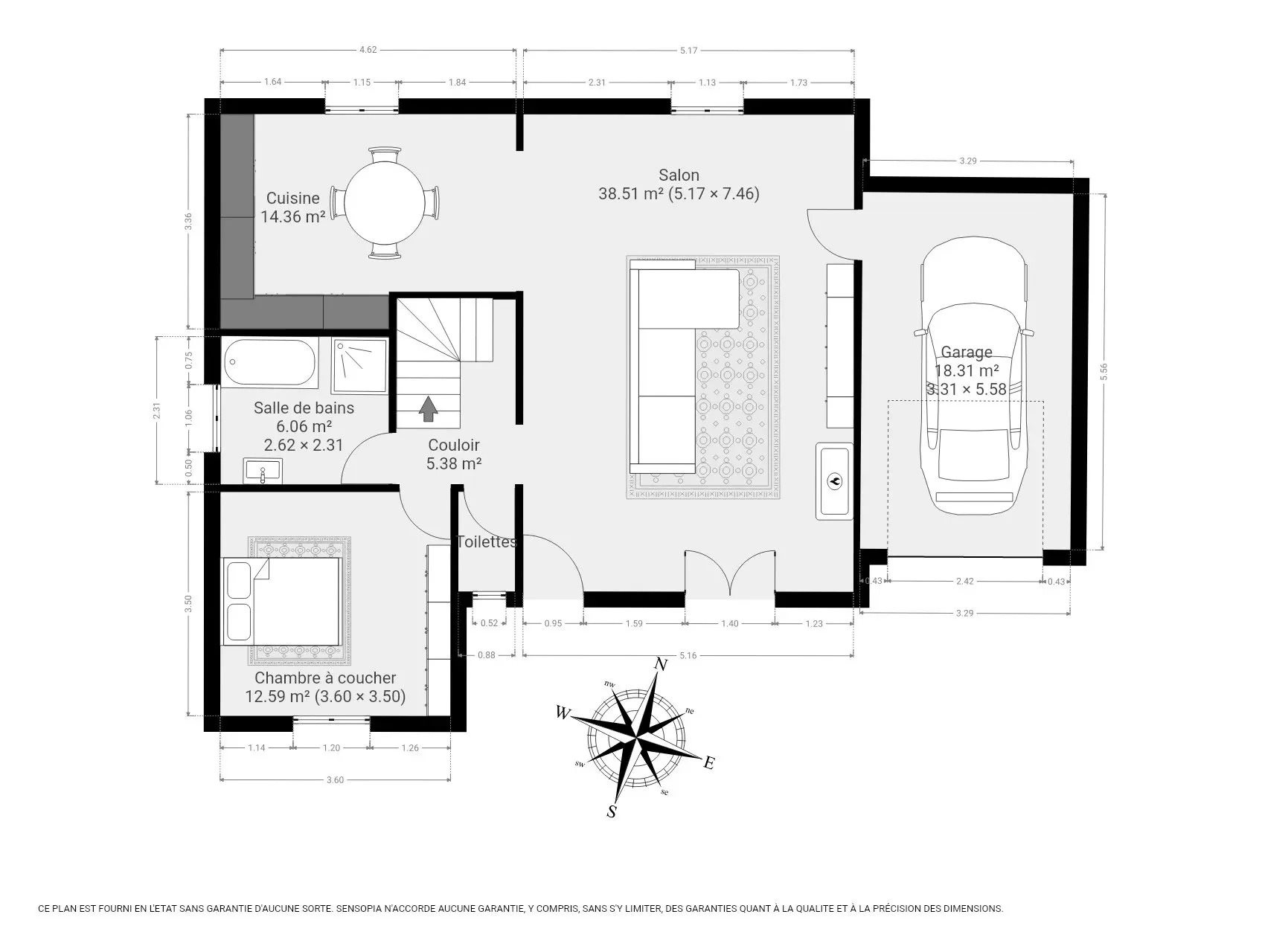 Maison à vendre, 121m², Paunat