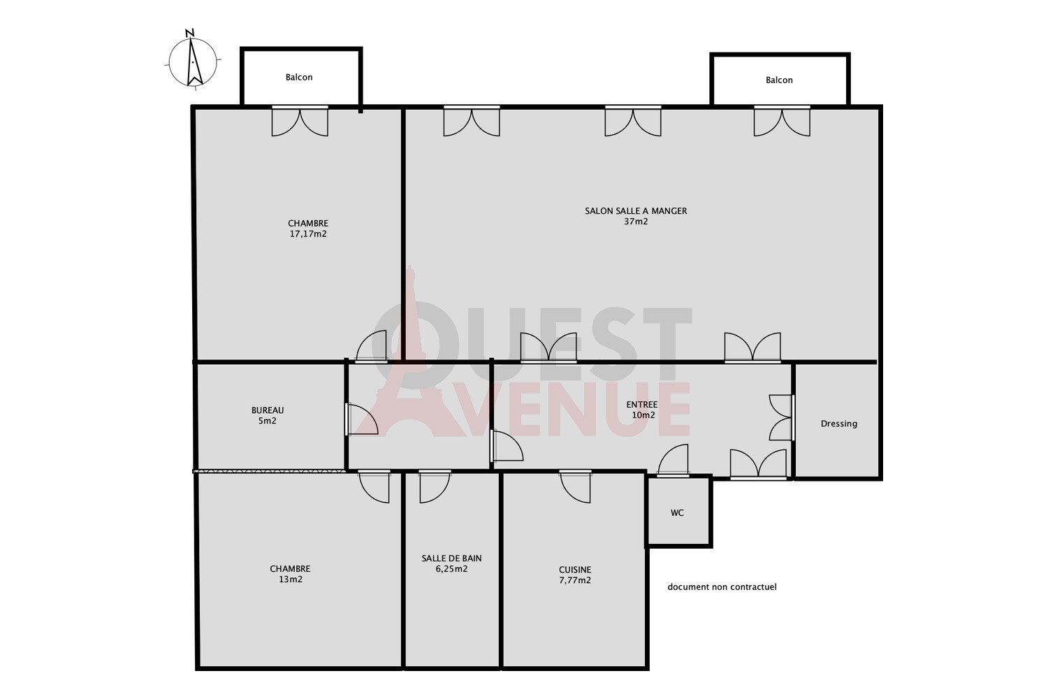Appartement à vendre, 105m², Boulogne-Billancourt