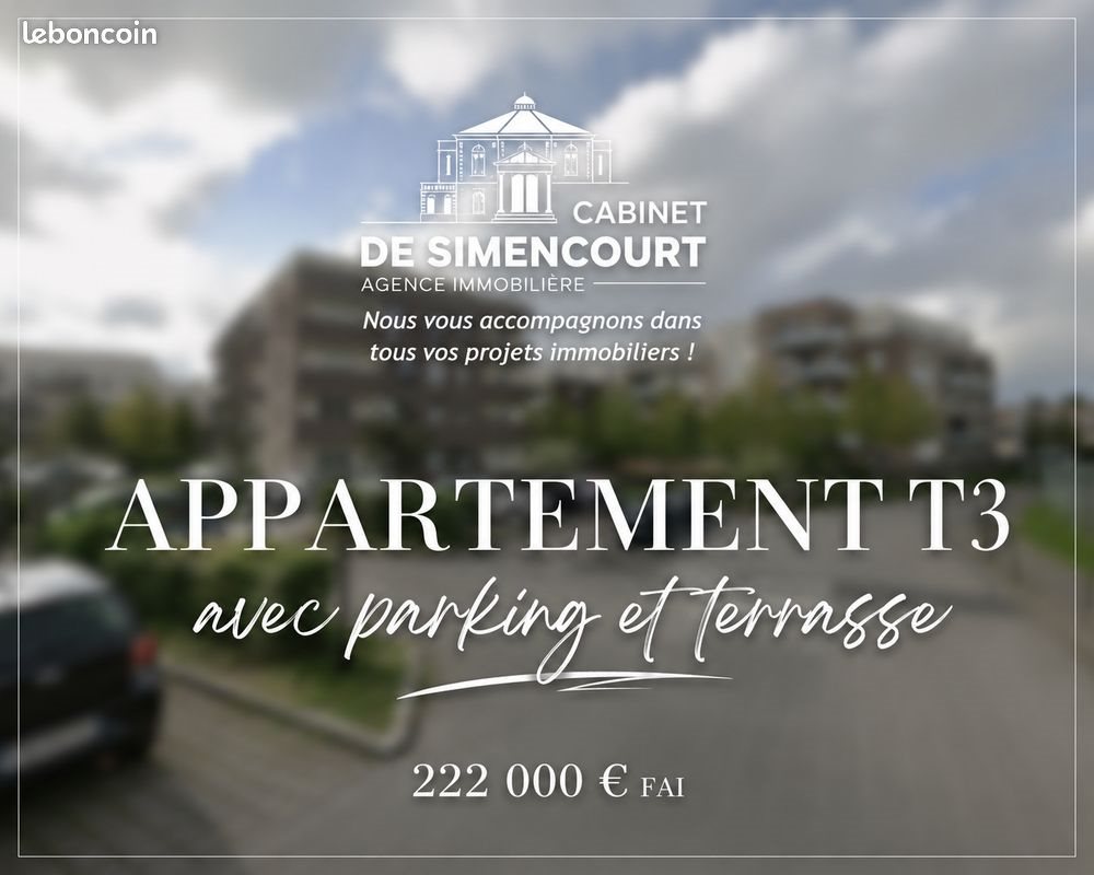 Appartement à vendre, 59m², Amiens