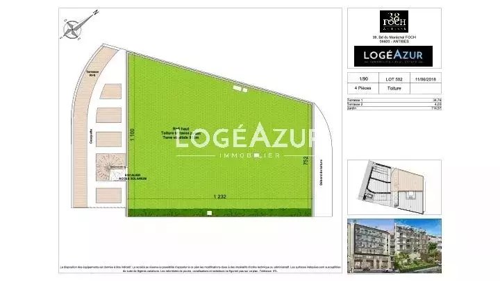 Appartement à vendre, 103m², Antibes