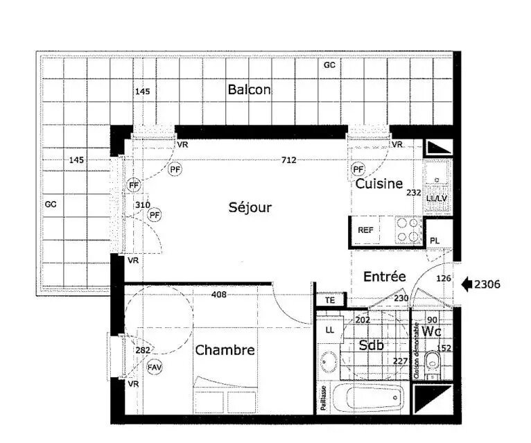 Appartement à louer, 48m², Vélizy-Villacoublay