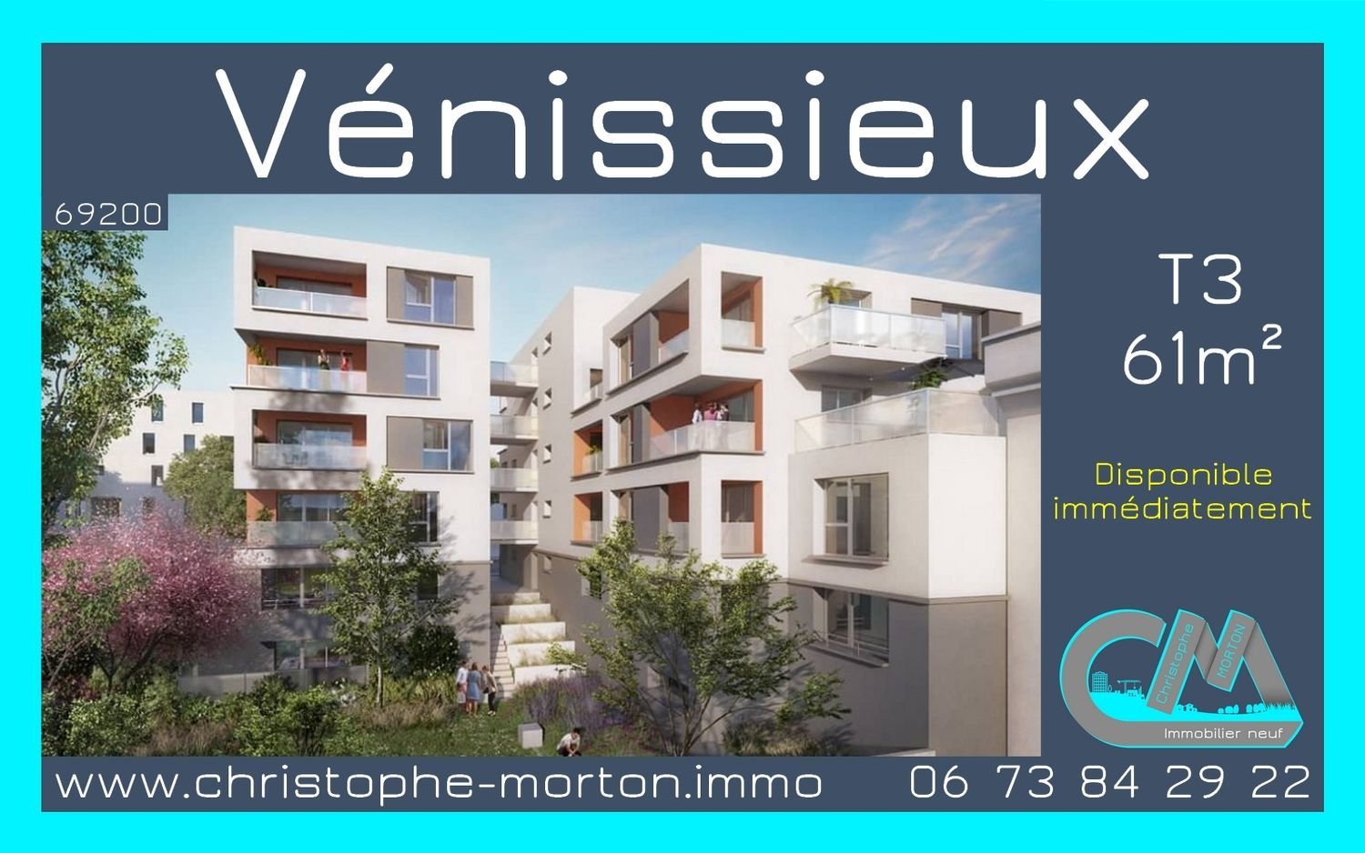 Appartement à vendre, 61m², Vénissieux