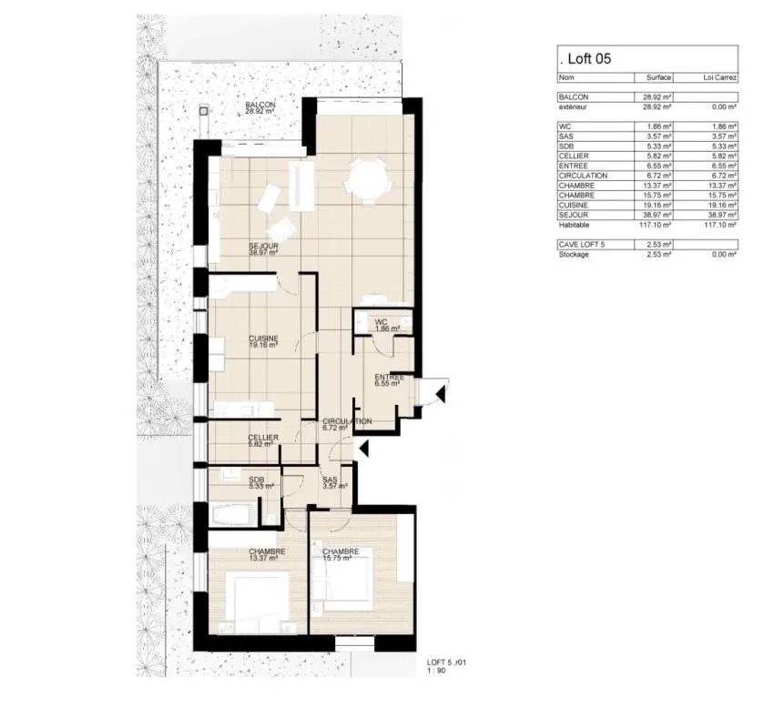 Appartement à vendre, 117m², Thonon-les-Bains