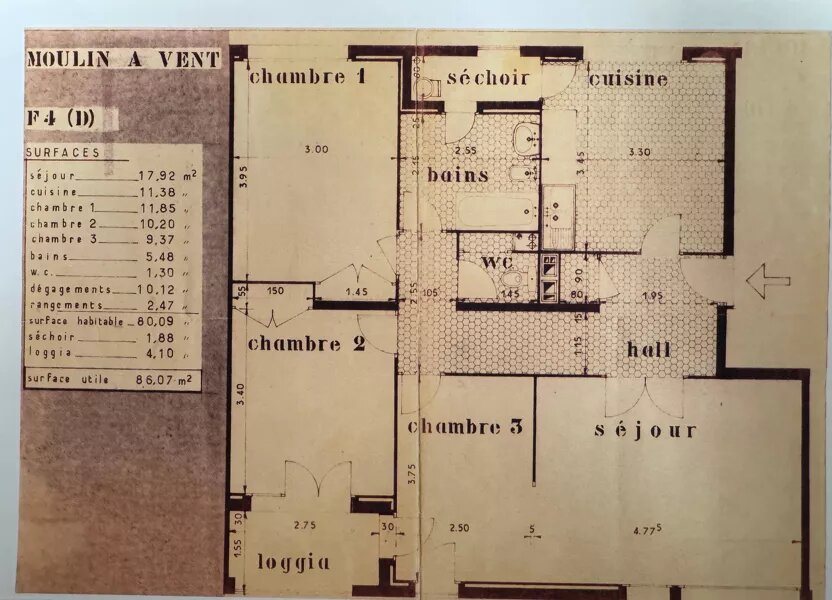 Appartement à vendre, 80m², Vénissieux