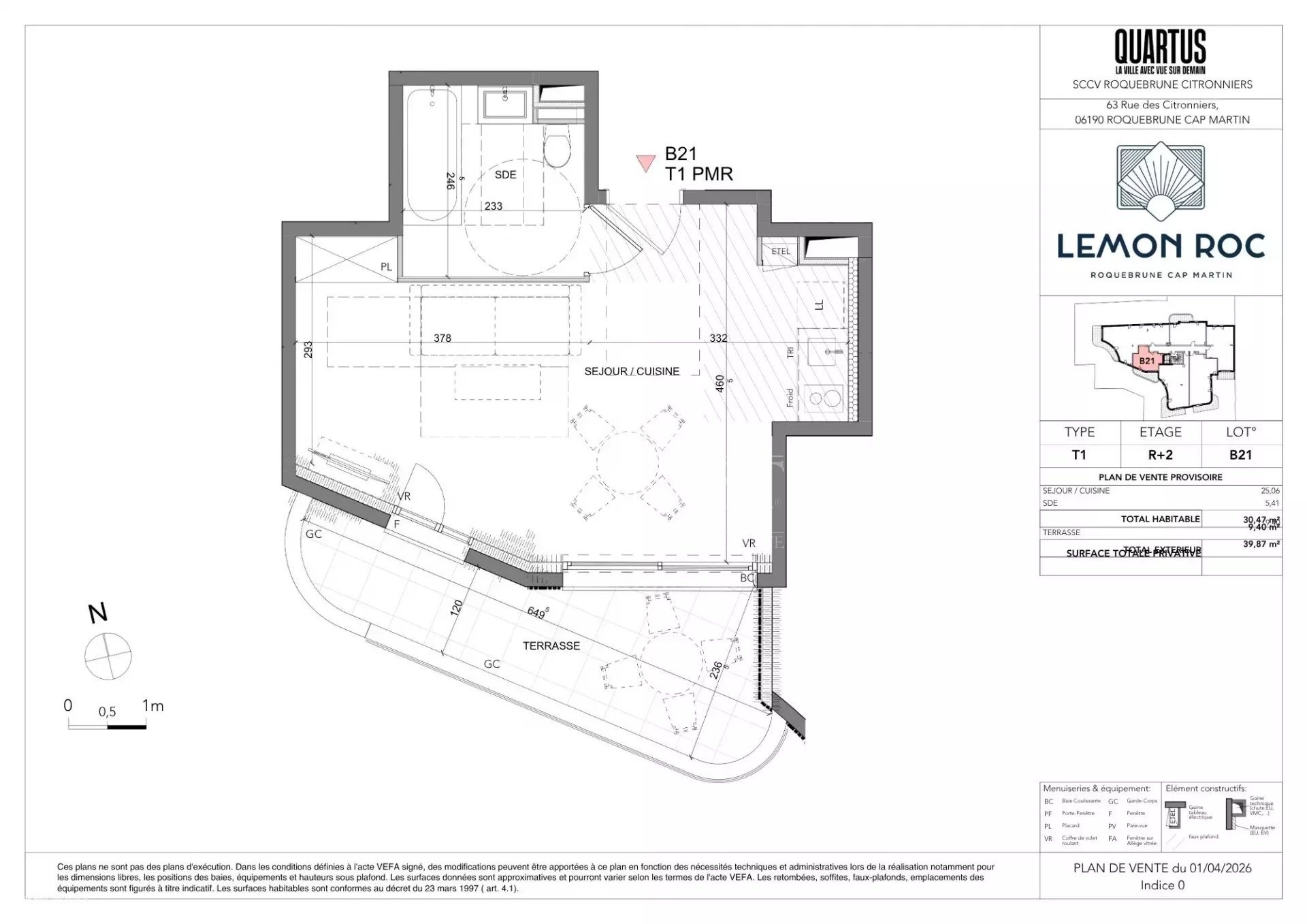 Appartement à vendre, 30m², Roquebrune-Cap-Martin