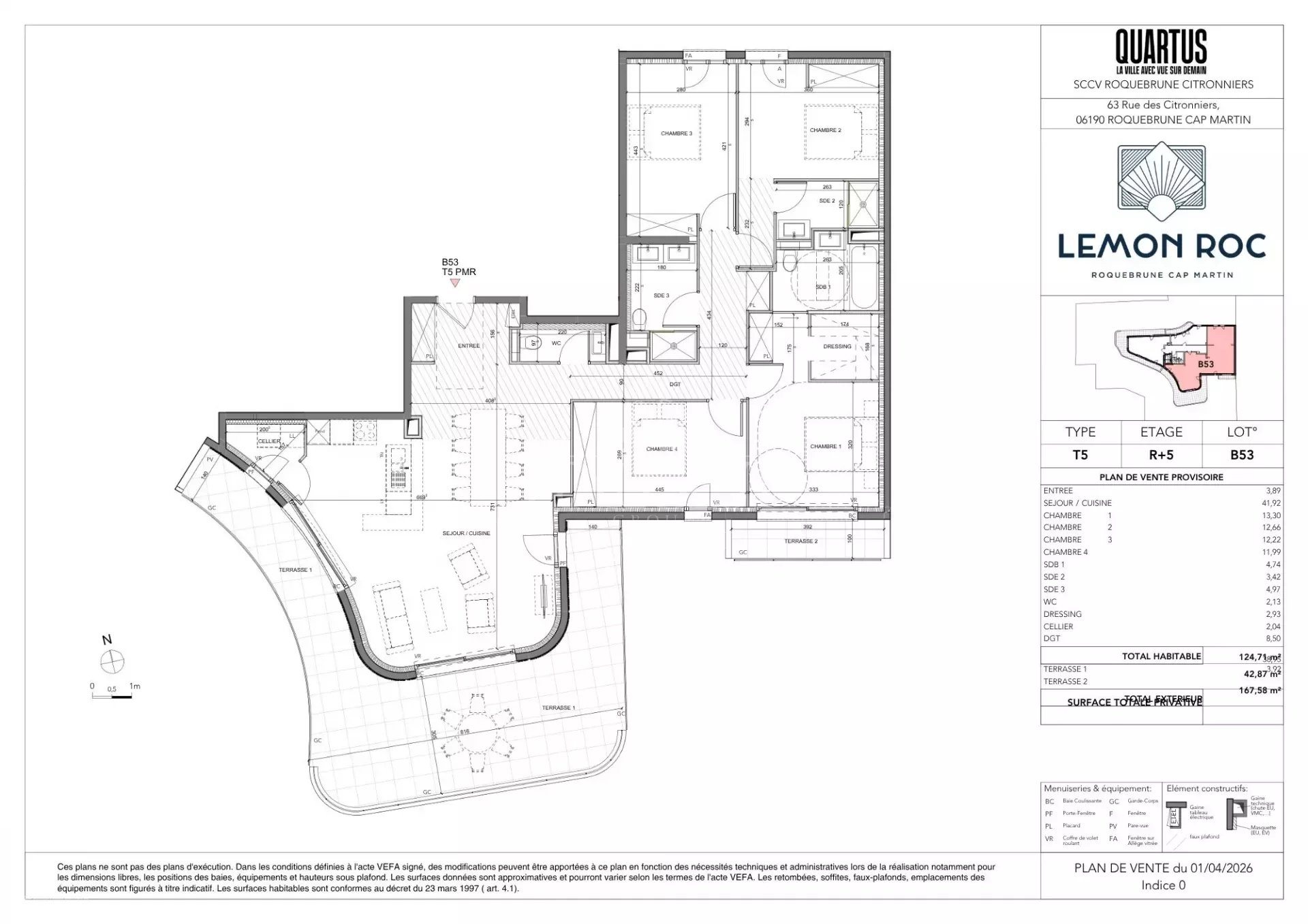 Appartement à vendre, 124m², Roquebrune-Cap-Martin