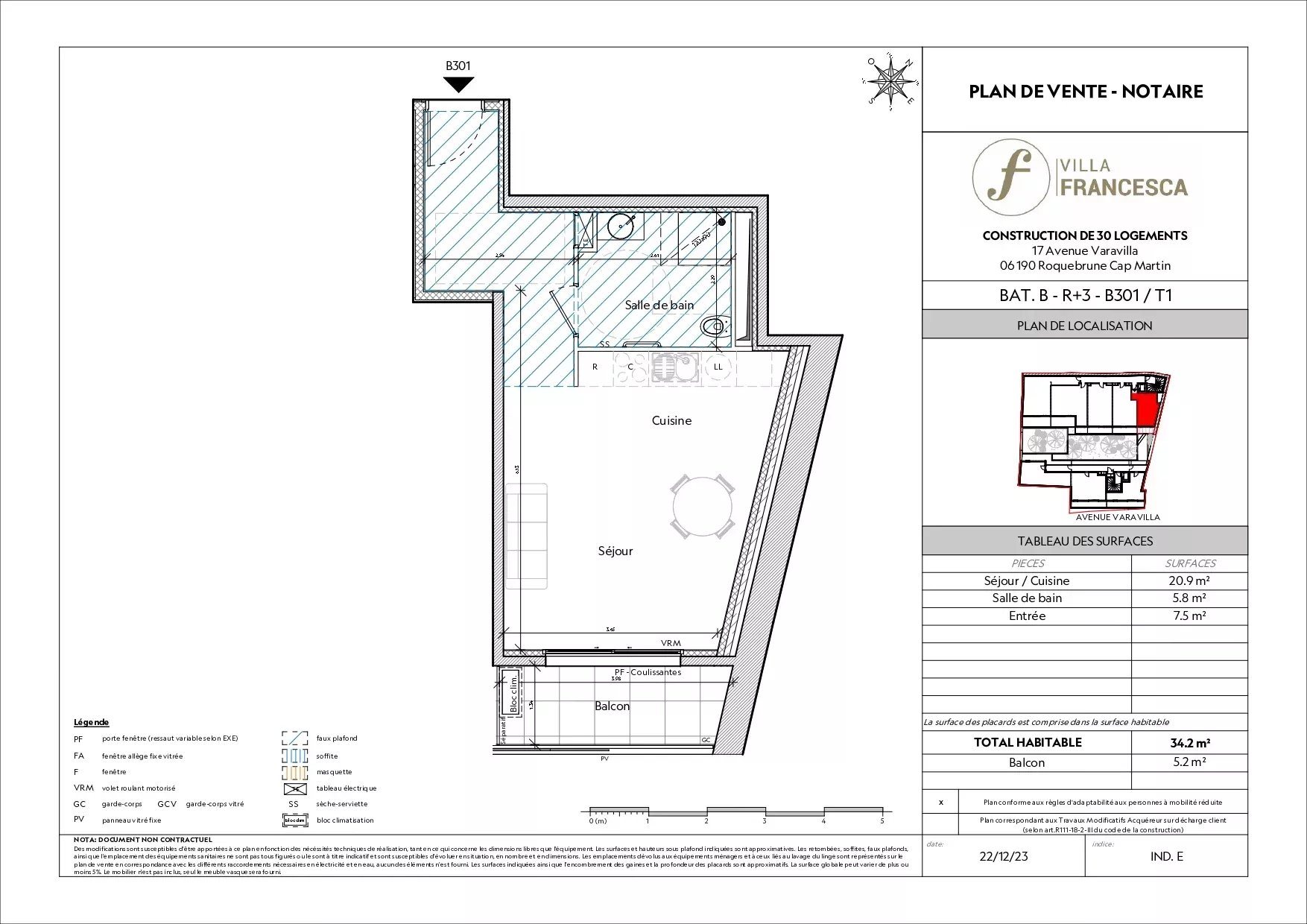 Appartement à vendre, 34m², Roquebrune-Cap-Martin