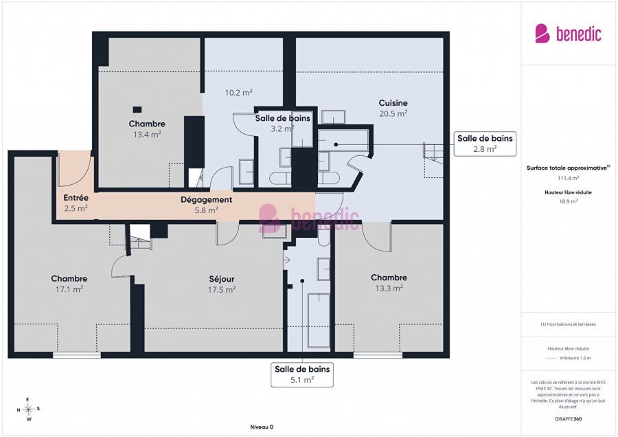 Appartement à vendre, 95m², Metz