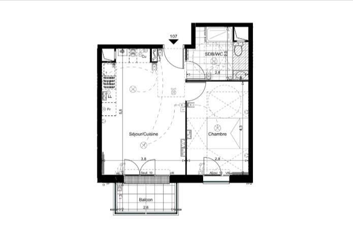 Appartement à vendre, 40m², Bréval