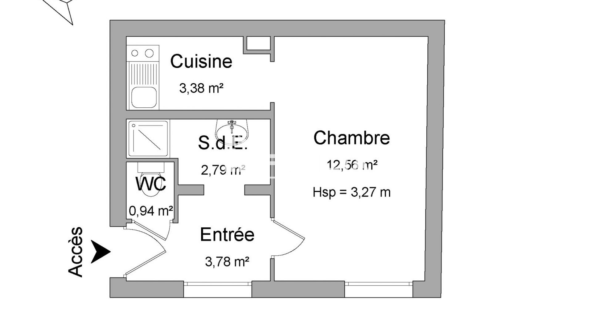 Appartement à louer, 23m², Nancy