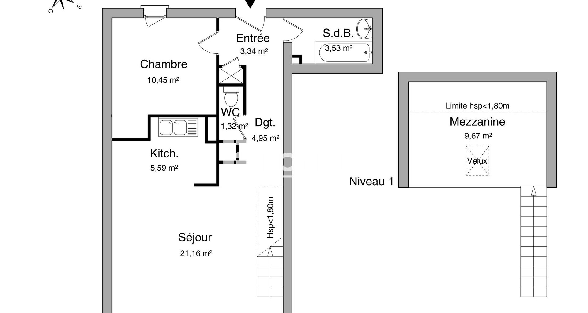 Appartement à louer, 60m², Nancy