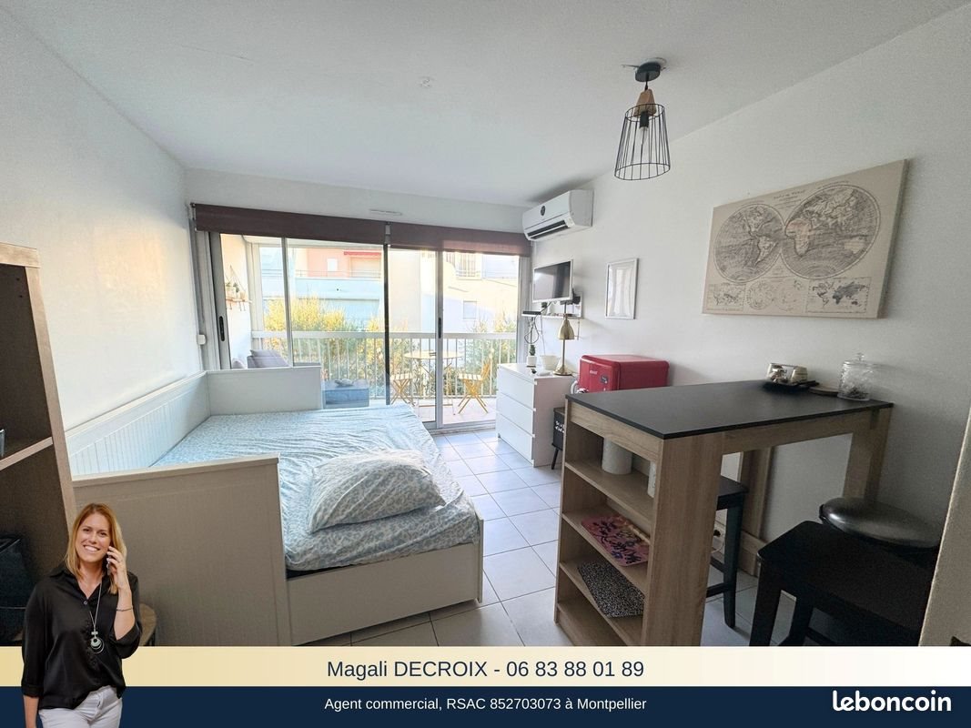 Appartement à louer, 19m², La Grande-Motte