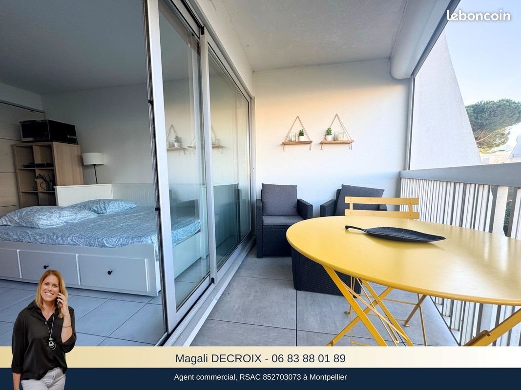 Appartement à louer, 19m², La Grande-Motte