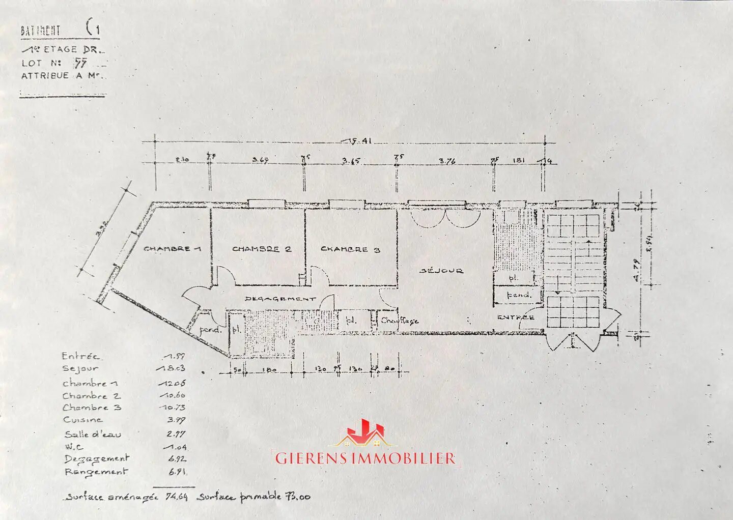 Appartement à vendre, 74m², Rueil-Malmaison
