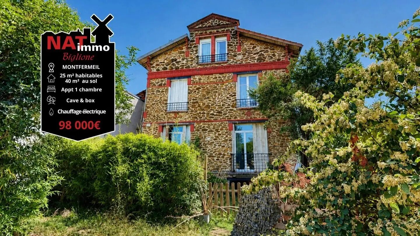 Appartement à vendre, 25m², Montfermeil