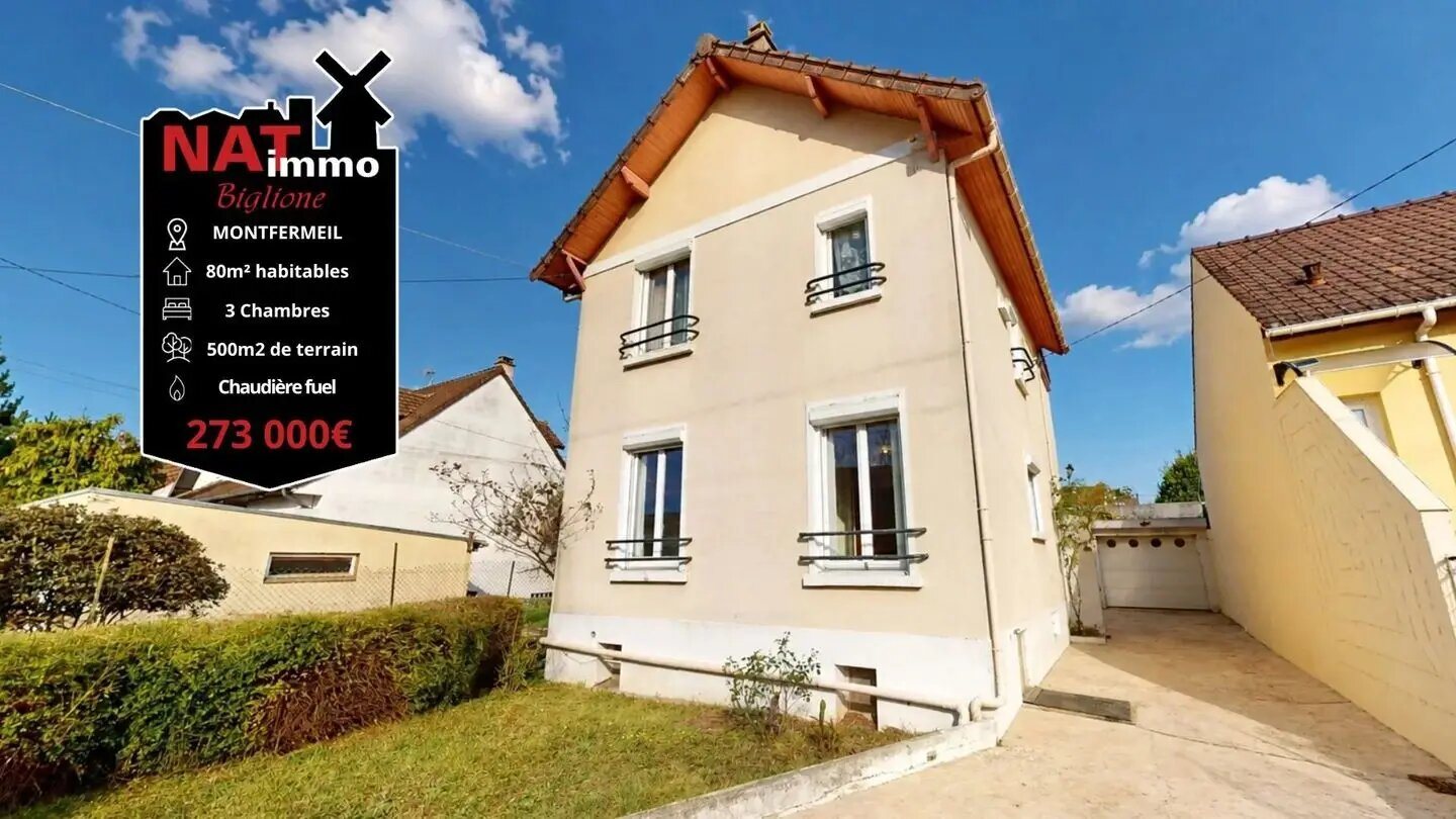 Maison à vendre, 80m², Montfermeil