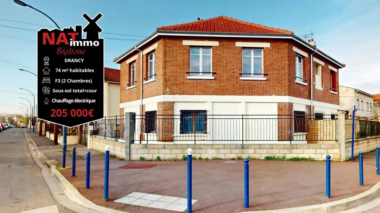 Appartement à vendre, 74m², Drancy