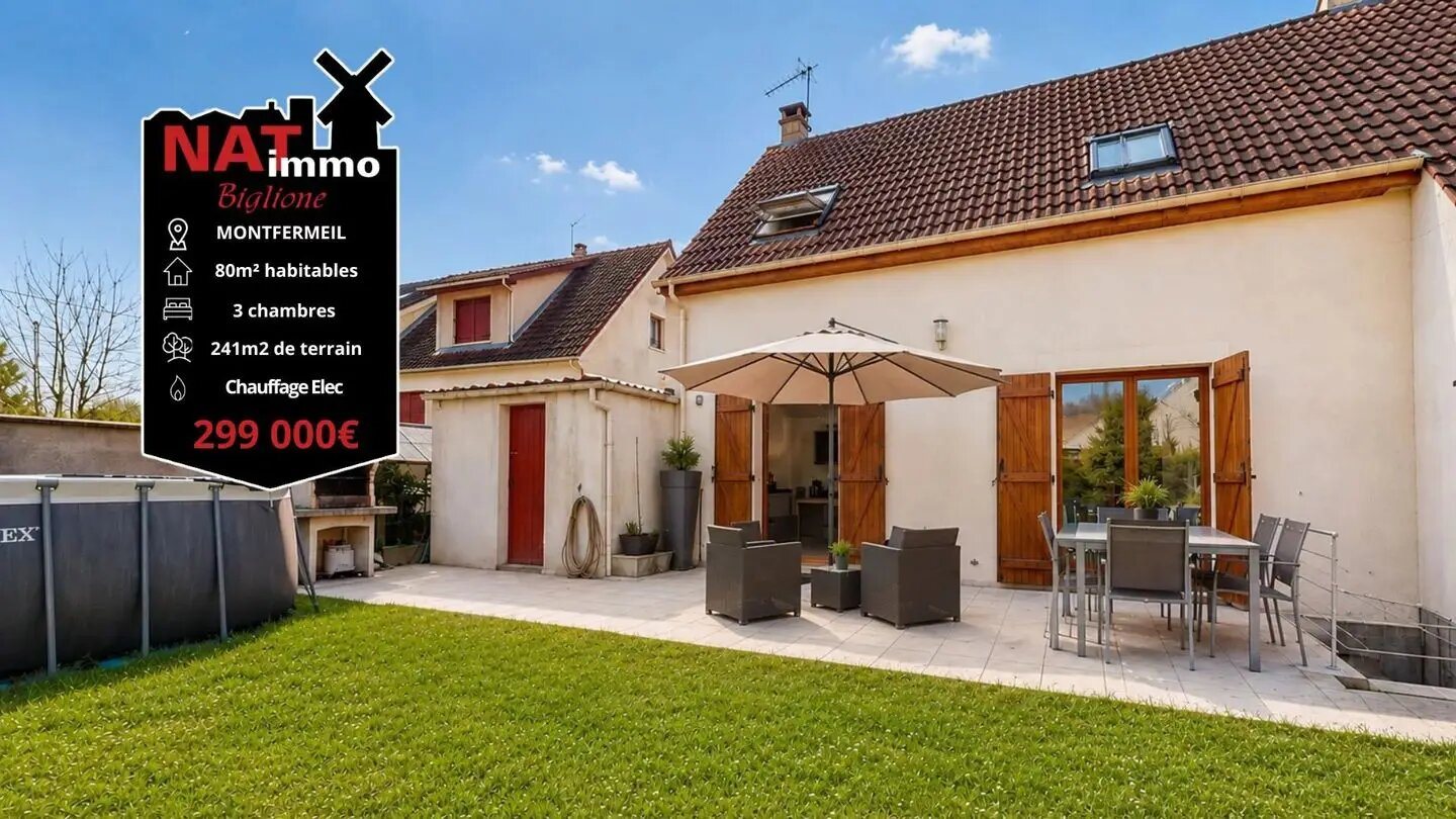 Maison à vendre, 80m², Montfermeil