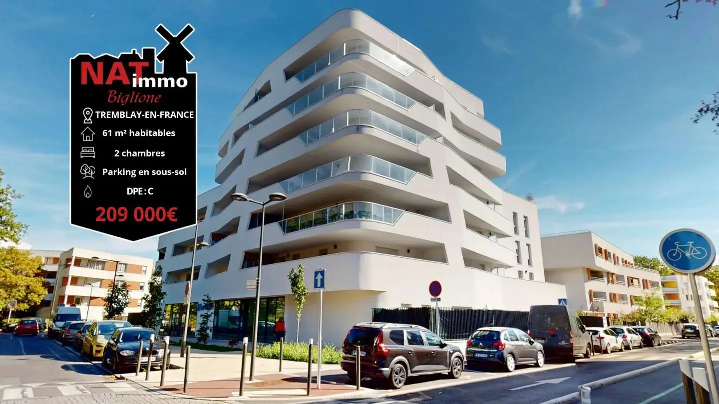 Appartement à vendre, 61m², Tremblay-en-France
