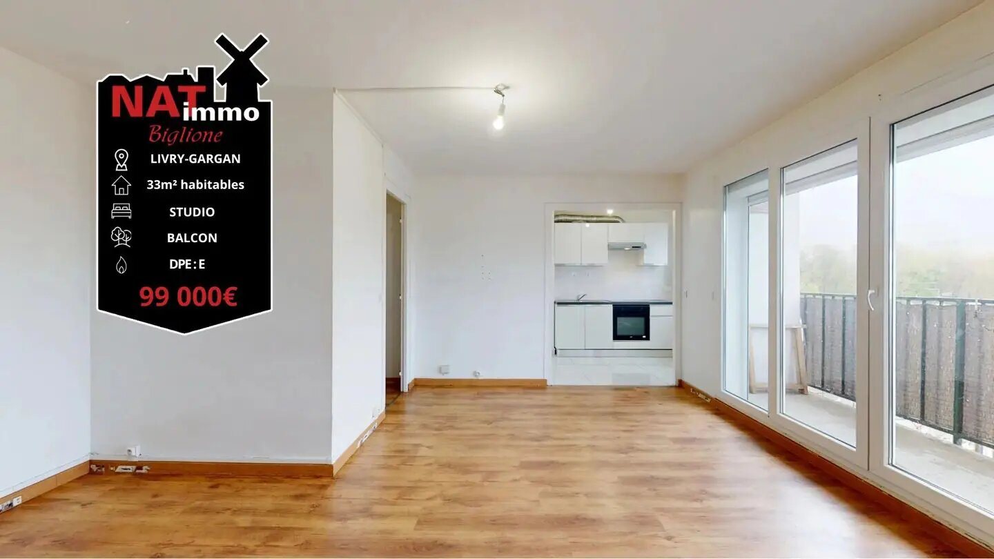 Appartement à vendre, 33m², Livry-Gargan