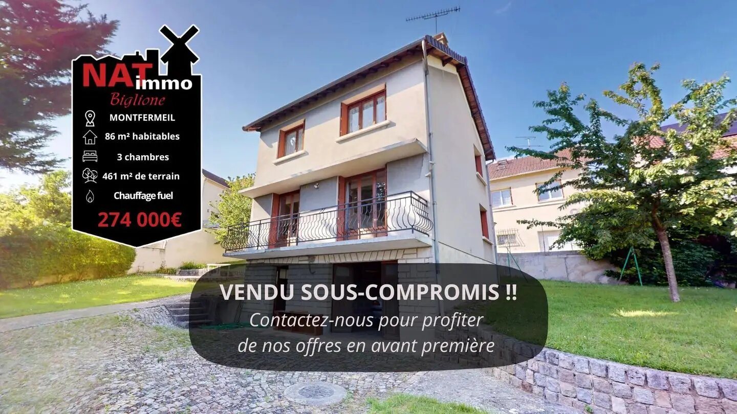Maison à vendre, 86m², Montfermeil