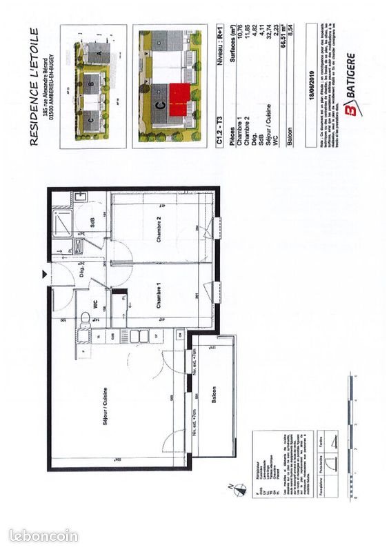 Appartement à louer, 67m², Ambérieu-en-Bugey