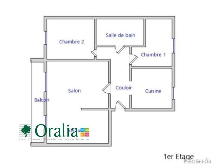 Appartement à louer, 63m², Villefranche-sur-Saône