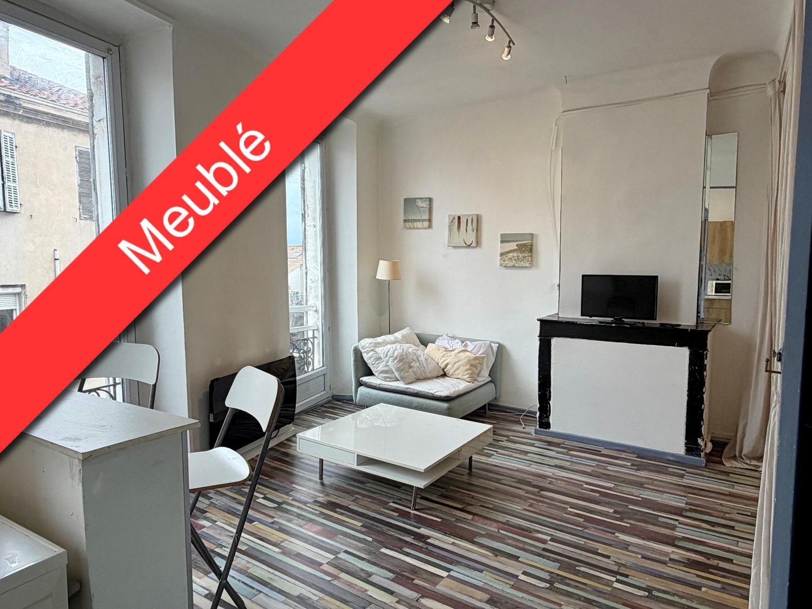 Appartement à louer, 28m², Marseille 5ème