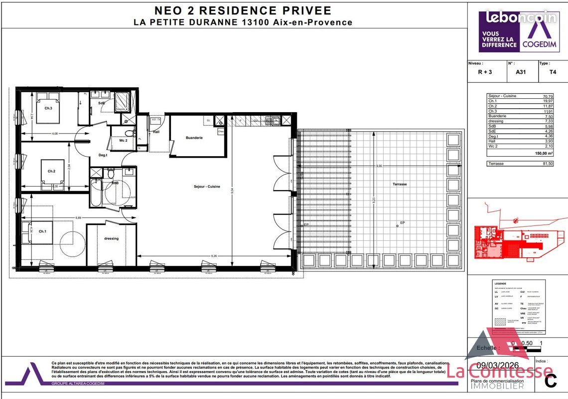 Appartement à louer, 150m², Aix-en-Provence