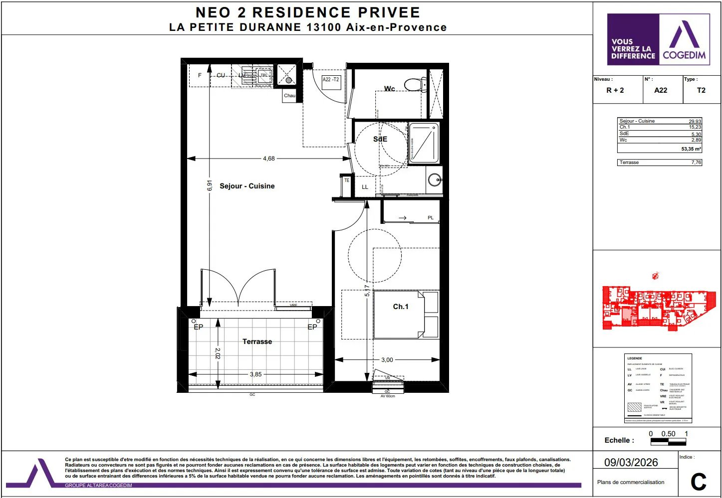 Appartement à louer, 53m², Aix-en-Provence