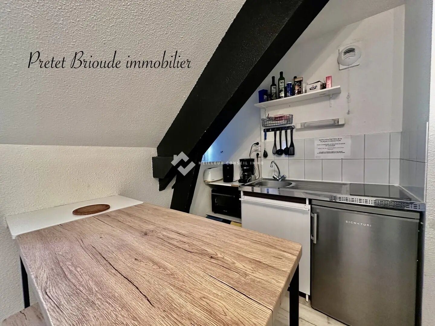 Appartement à vendre, 18m², Laveissière