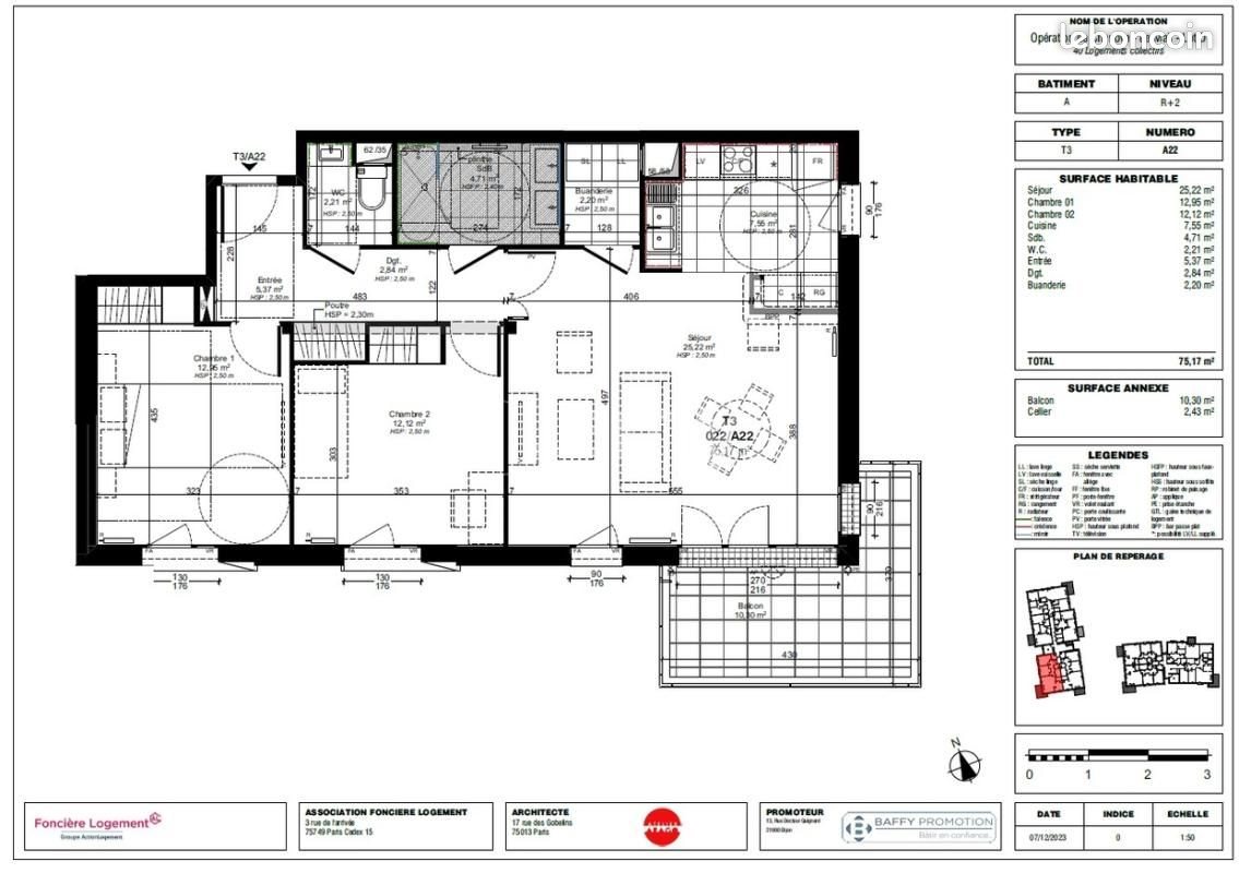 Appartement à louer, 75m², Chenôve
