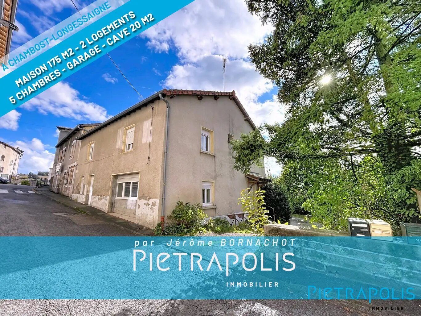 Maison à vendre, 175m², Chambost-Longessaigne
