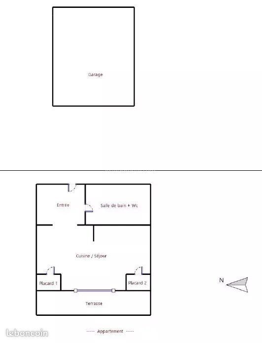 Appartement à louer, 21m², Saint-Cyr-sur-Mer