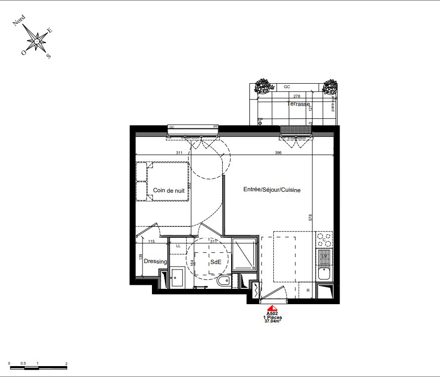 Appartement à vendre, 37m², Clamart