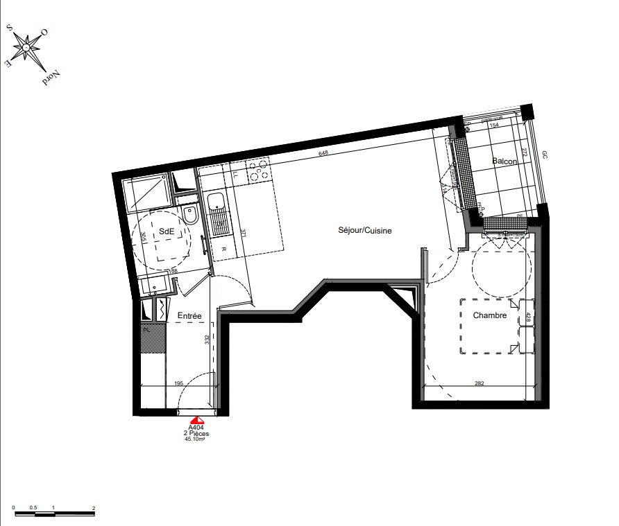 Appartement à vendre, 45m², Clamart
