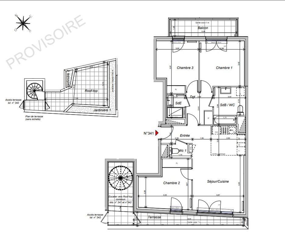 Appartement à vendre, 79m², Châtenay-Malabry
