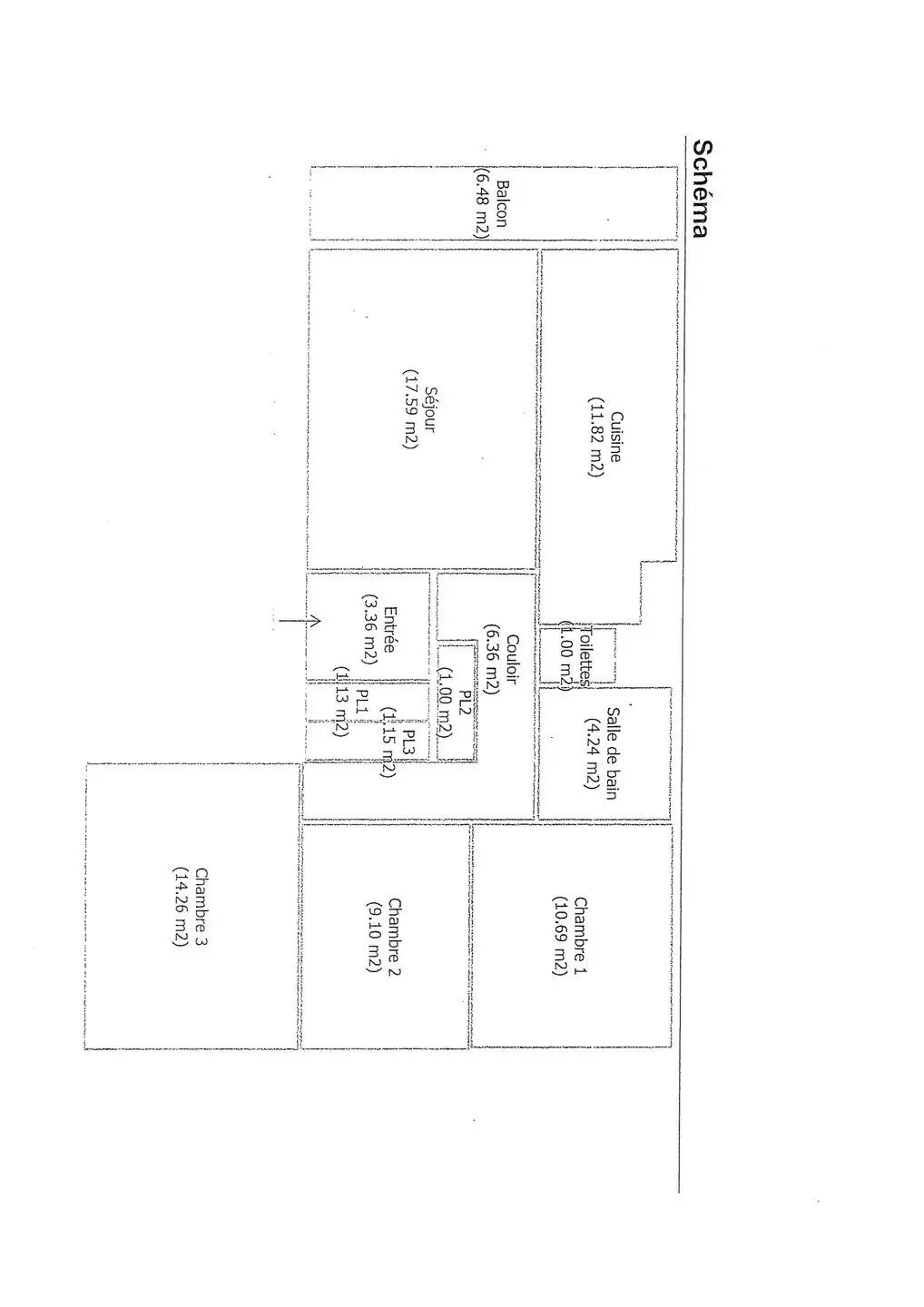 Appartement à vendre, 81m², Thiais