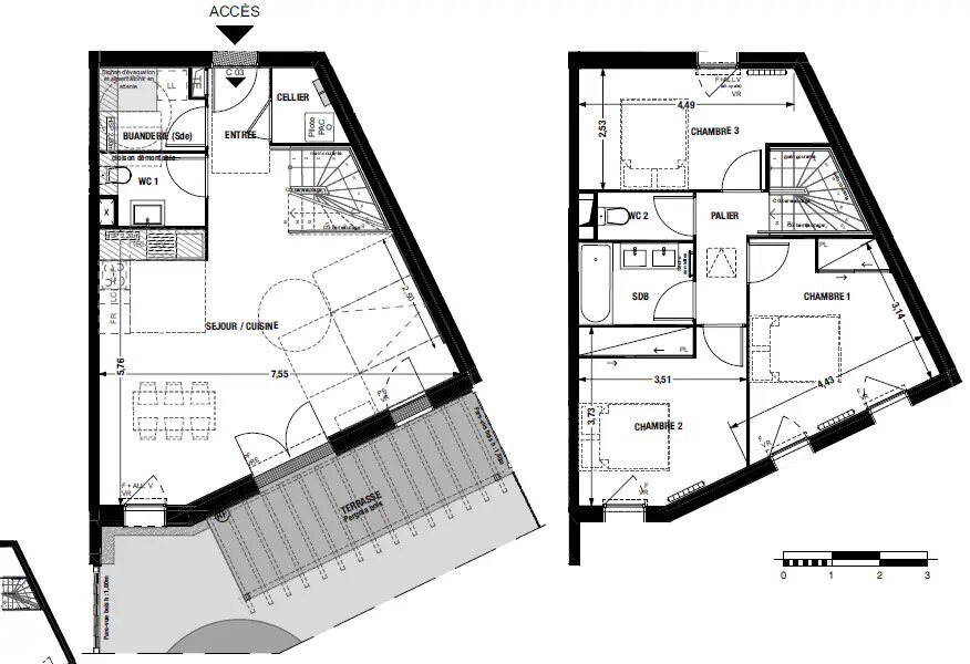 Maison à louer, 96m², Le Teich