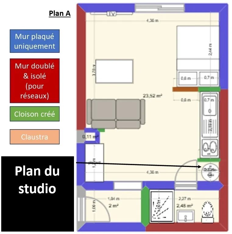 Appartement à vendre, 27m², Tournefeuille
